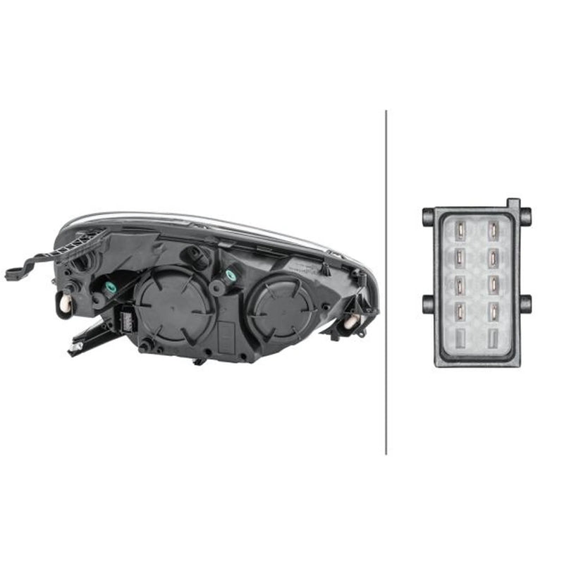 Hella Headlight Headlamp W21/5W Left 1EH 354 811-011
