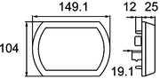 Hella 2SD 013 341-017 Tail Light Assembly