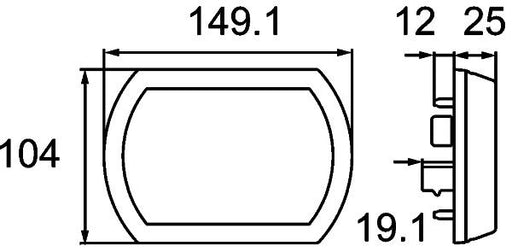 Hella 2BA 013 330-017 Direction Indicator