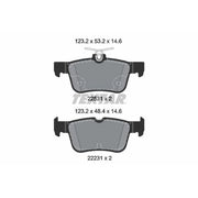 Textar Rear Brake Pad Set 2253105