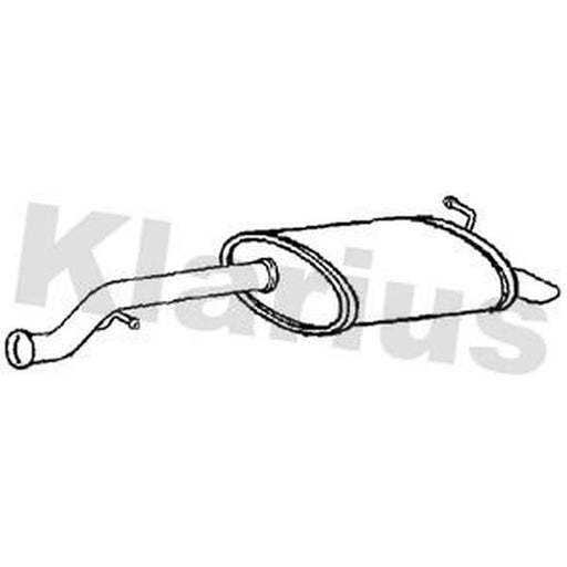 Klarius Box With Tail Pipe Rear CN801M