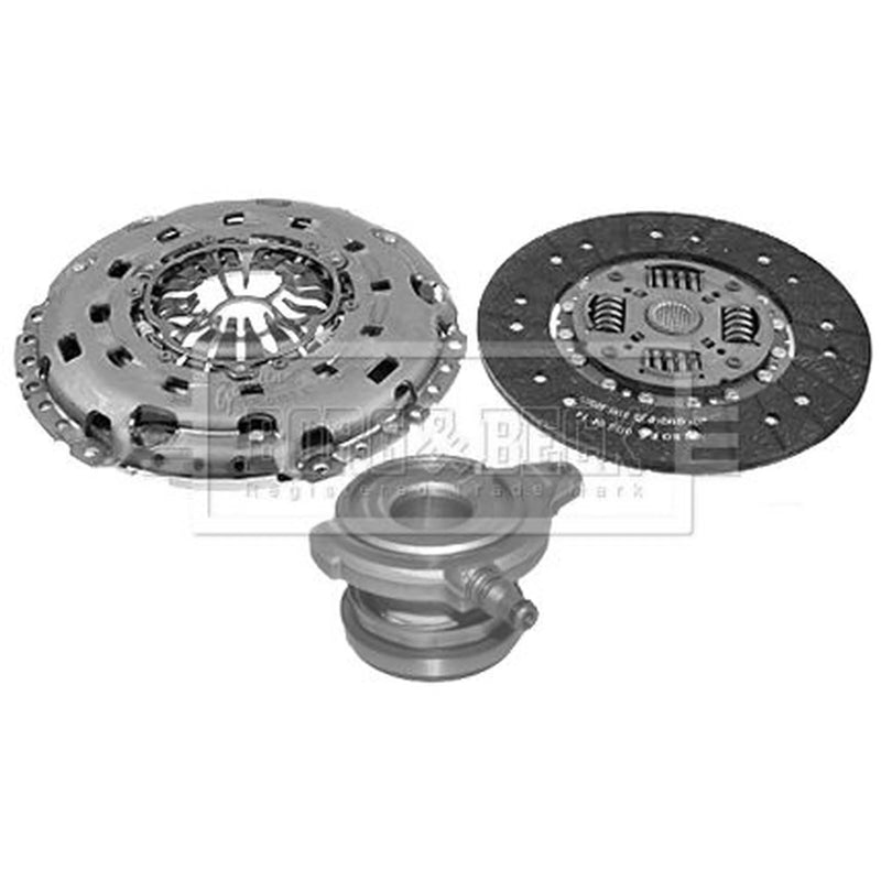 Borg & Beck Clutch Kit Set 3pc HKT1487