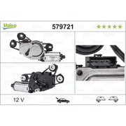 Valeo Front/Rear Wiper Motor Rear 579721