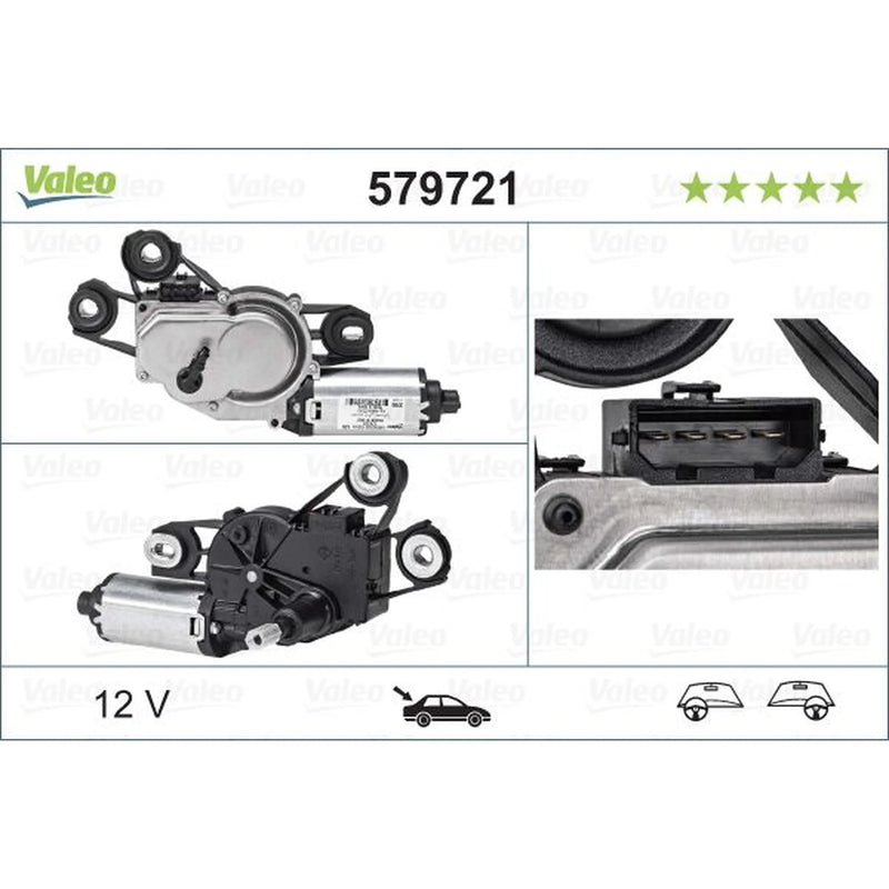 Valeo Front/Rear Wiper Motor Rear 579721