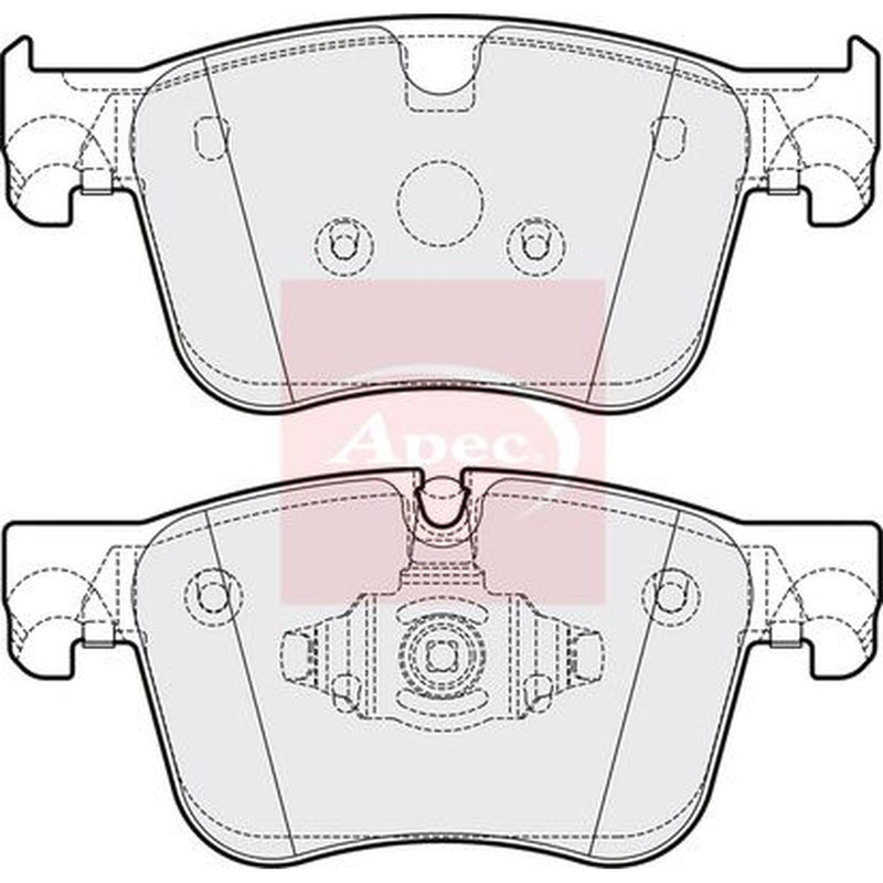 Apec Front Brake Pad Set PAD2184