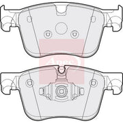 Apec Front Brake Pad Set PAD2184