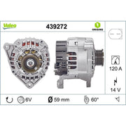Valeo Car Alternator 12V 439272