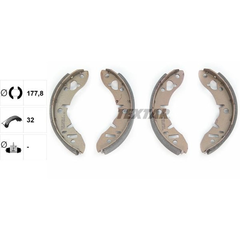 Textar Brake Shoe Set Axle Kit 91005700