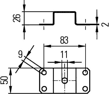 Hella 9XD 990 298-001 Holder
