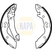 NAPA Brake Shoe Set Axle Kit NBS1038