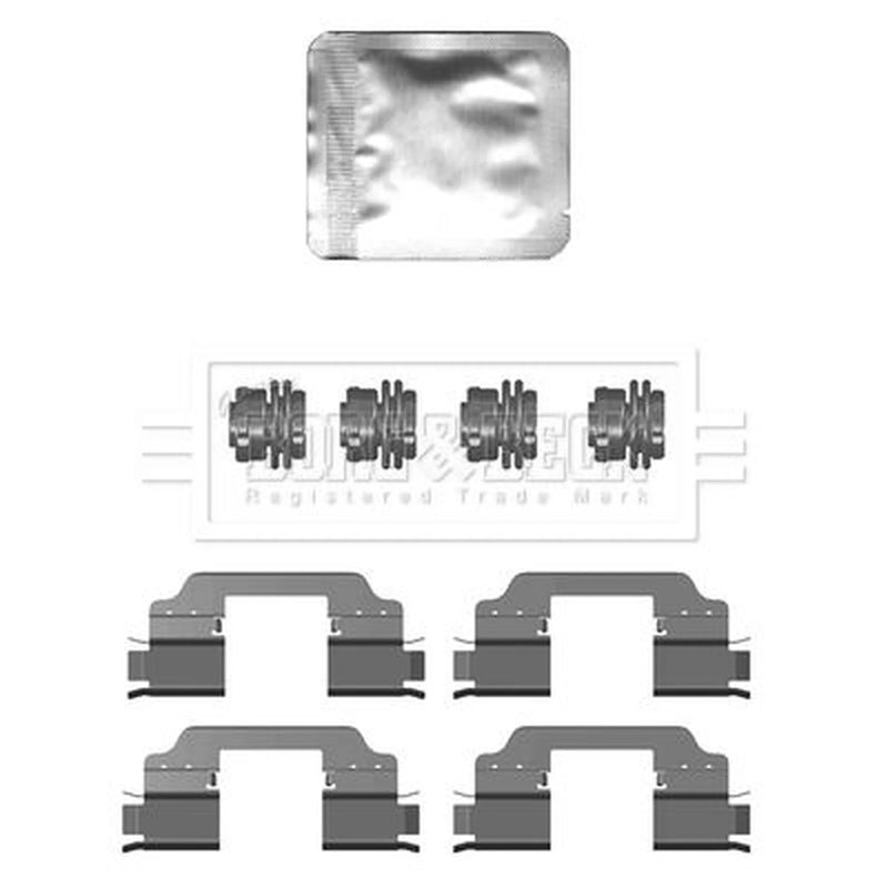 Borg & Beck Brake Pad Accessory Fitting Kit Front BBK1688