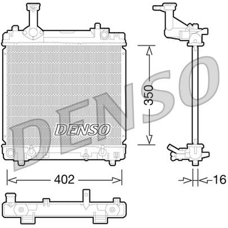 Denso Engine Radiator DRM47027