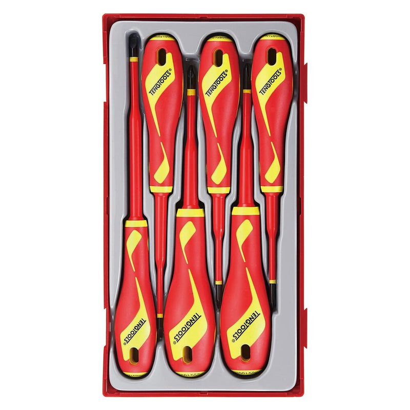 Teng Tools Insulated Screwdriver Set TT1 6 Pieces