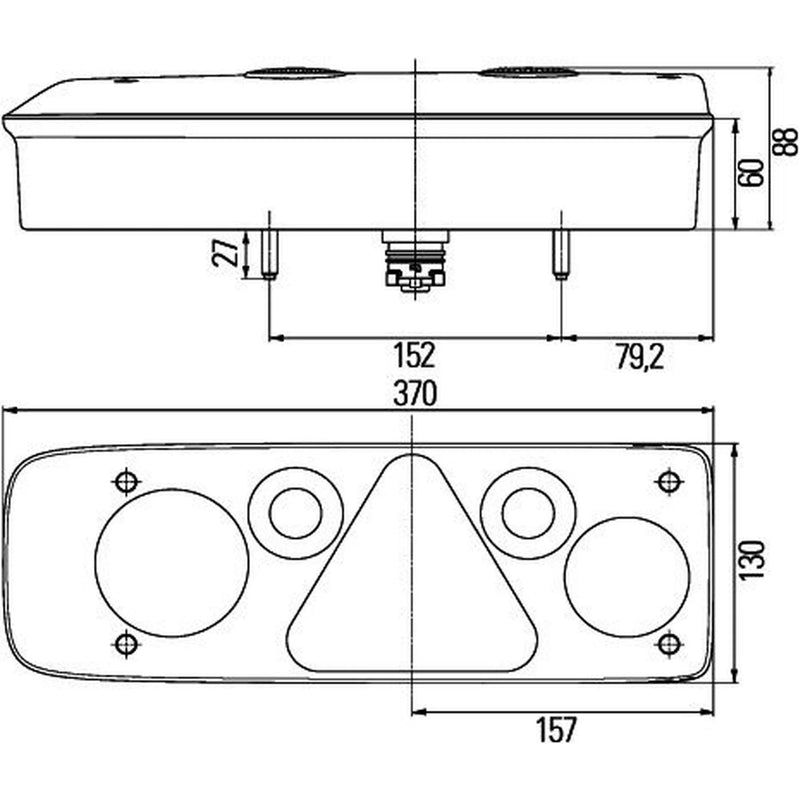 Hella Tail Light / Lamp P21W Right 2VP 340 940-101