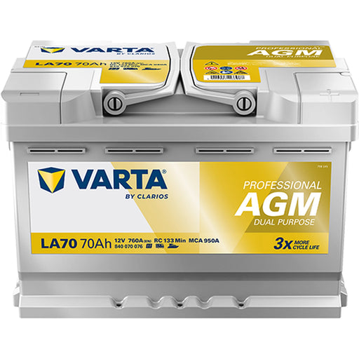 Varta Battery 12V 70Ah 760A 840070076K312 OE X991451000650