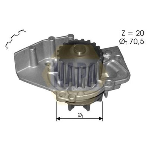 NAPA Engine Cooling Water Pump NWP1136