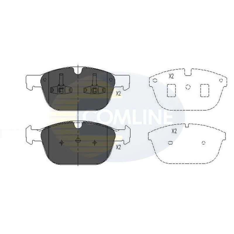 Comline 4 x Front Brake Pad Set CBP06069