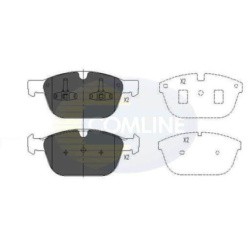 Comline 4 x Front Brake Pad Set CBP06069