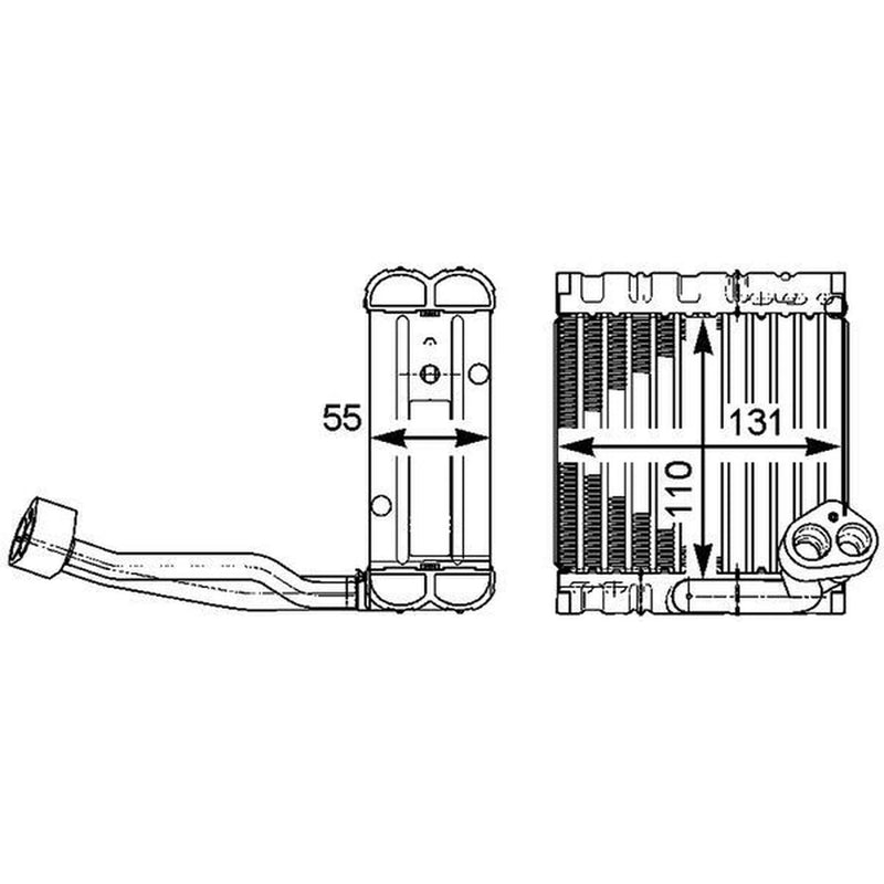 Mahle Air Conditioning Evaporator AE 115 000P