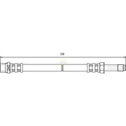 NAPA Brake Hydraulic Hose Line Rear NBH1139