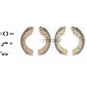 Textar Brake Shoe Set Axle Kit 91039601