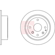 Apec 2 x Solid Rear Brake Discs DSK2485