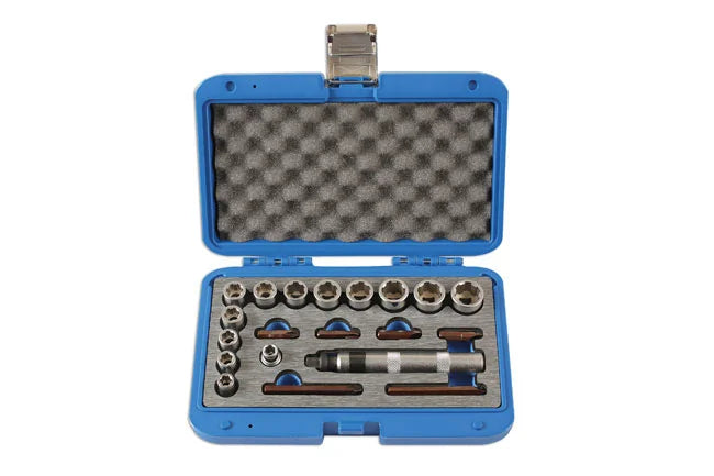 Laser Tools Damaged Nut and Screw Remover Set 3/8"D 20pc - PL