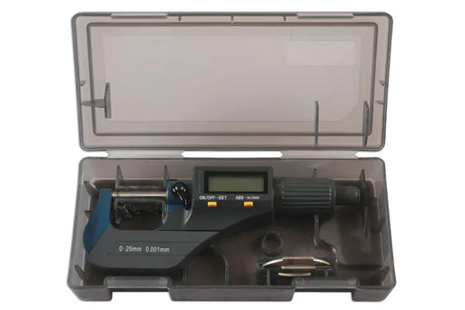 Laser Tools Digital Micrometer 0 - 25mm - PL