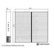 Blue Print Cabin Air Filter (Pollen Filter) ADBP250045