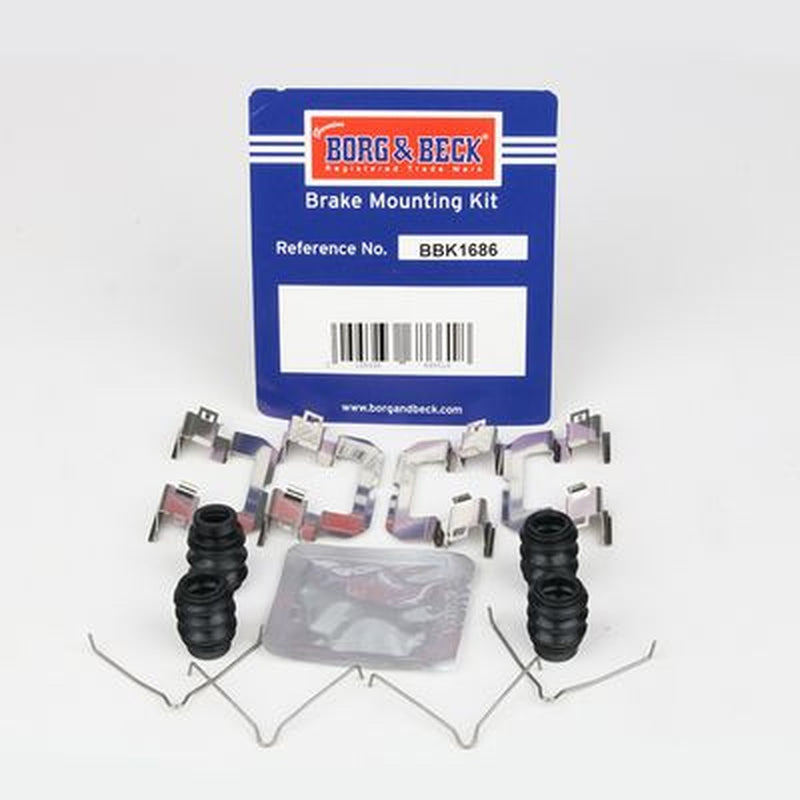 Borg & Beck Brake Pad Accessory Fitting Kit Front BBK1686