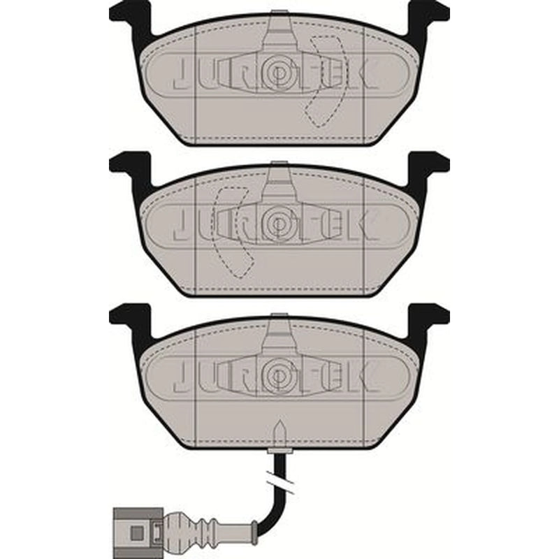 Juratek Front Brake Pad Set JCP4454