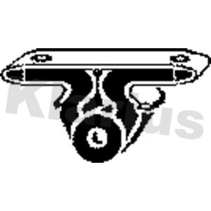 Klarius Exhaust System Mount Rubber 420527