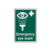Scan Emergency Eye Wash - PVC Sign 200 x 300mm - 1554