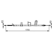 Bosch Handbrake Cable Rear 1 987 482 339