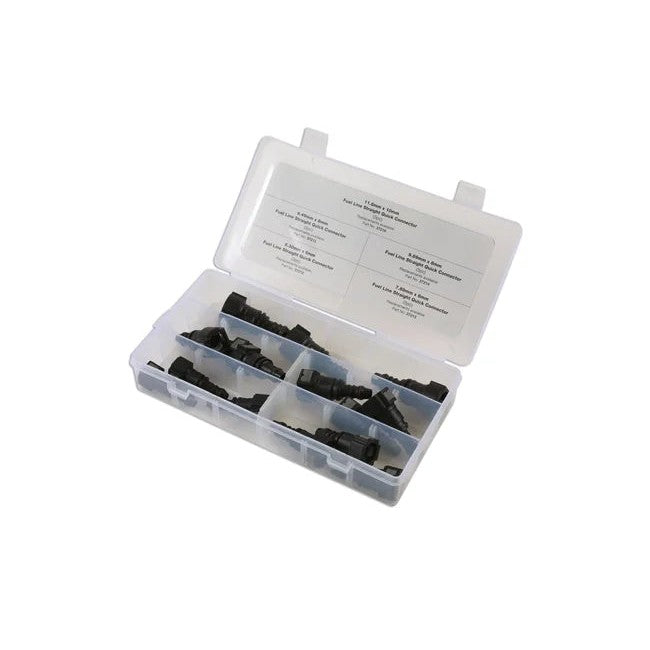 Connect Assorted Straight Fuel Line Quick Connectors 15pc - CPL