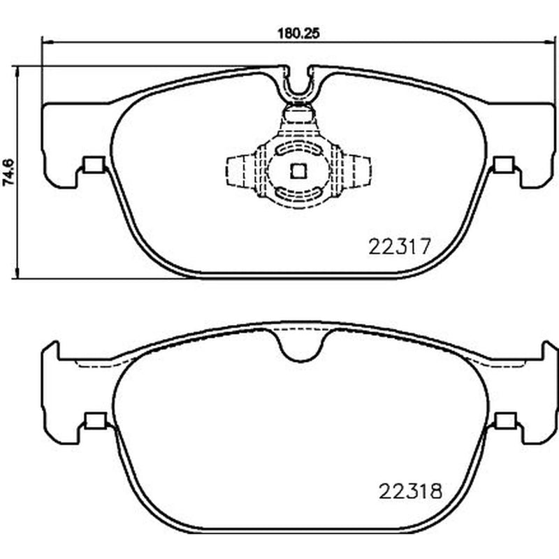 Mintex Front Brake Pad Set MDB3839