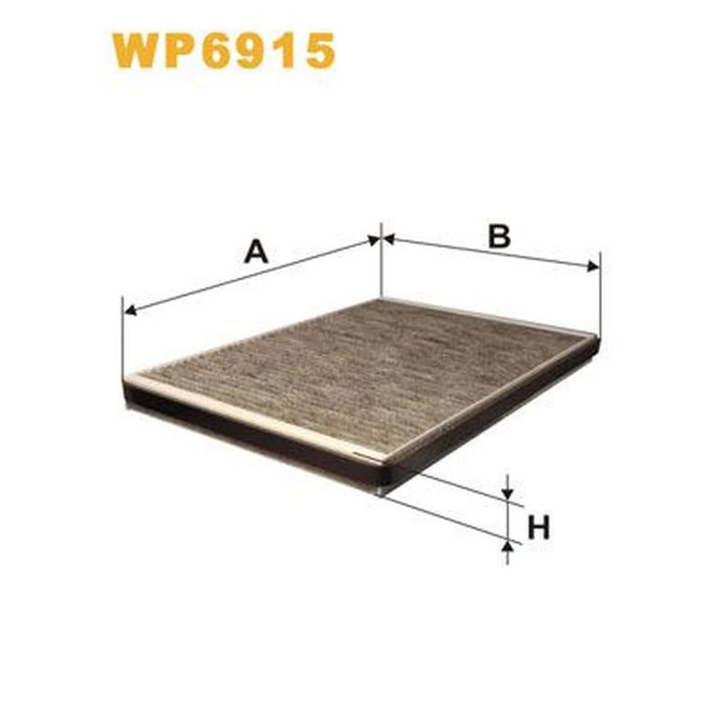 WIX Cabin Air Filter (Pollen Filter) WP6915
