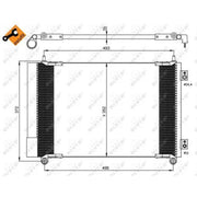 NRF Air Conditioning Condenser 35899