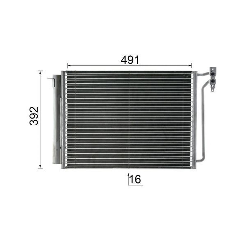 Mahle Air Conditioning Condenser AC 311 000P