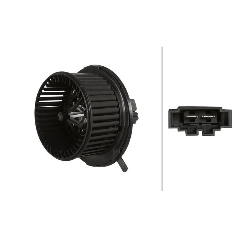 Hella Heater Blower Fan Front 8EW 366 400-641