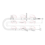 Apec Handbrake Cable Right Rear CAB1412