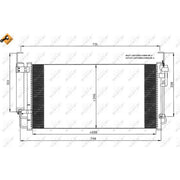 NRF Air Conditioning Condenser 35473