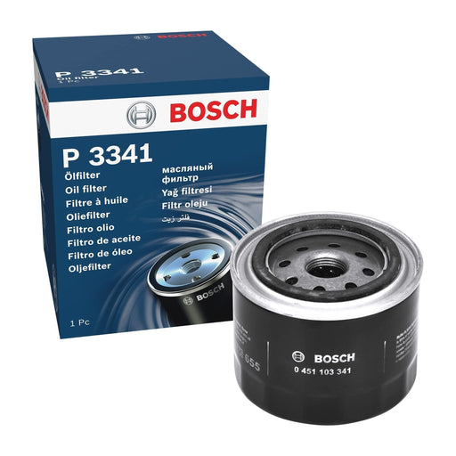 Bosch Car Oil Filter P3341 Fits Land Rover Freelander Di - 2.0 - 98-00 045110334 Bosch  - Town Parts