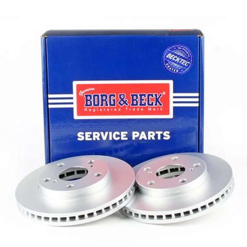 Borg & Beck 2 x Vented Front Brake Discs BBD5033