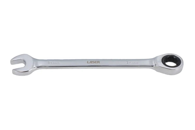 Laser Tools Ratchet Ring Combination Spanner 20-32mm