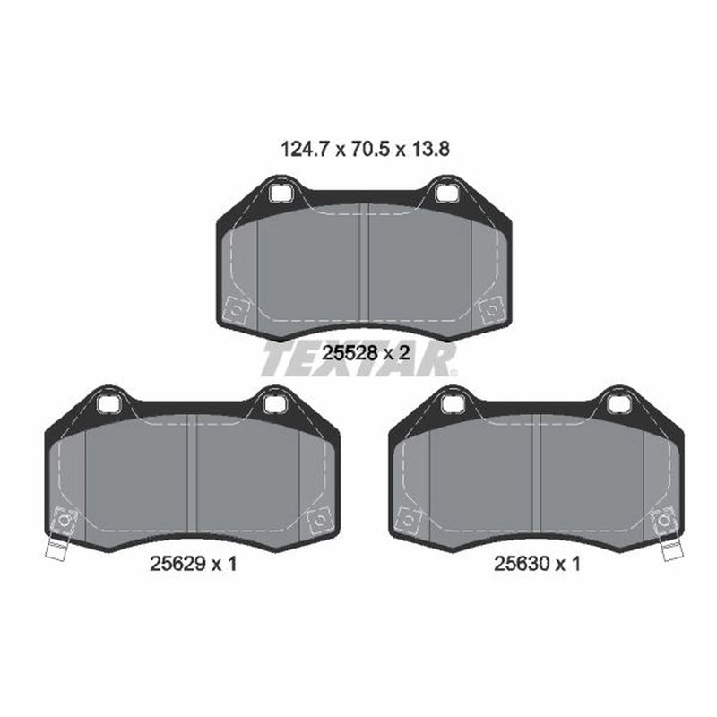 Textar Front Brake Pad Set 2552803
