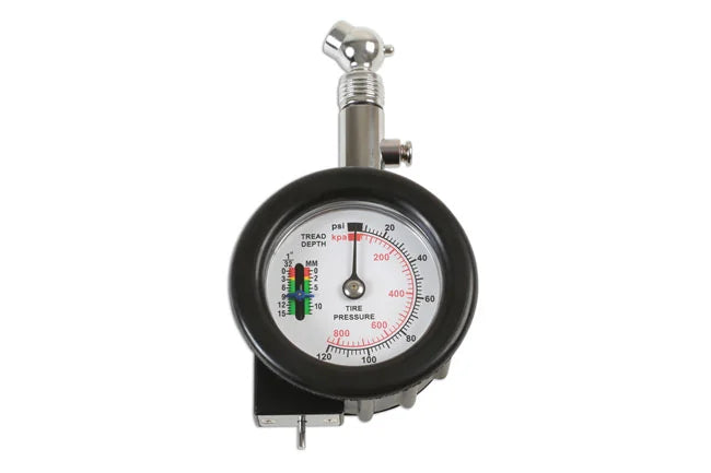 Laser Tools Tyre Pressure & Depth Gauge - PL