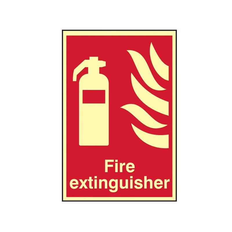 Scan Fire Extinguisher Photoluminescent - 200 x 300mm - 1571