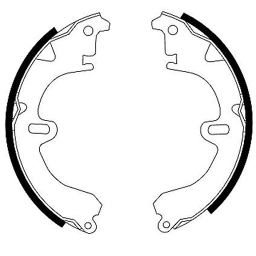 Mintex Brake Shoe Set Axle Kit MFR235