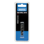 Draper HSS Twist Drill Bits 1.0mm x 35mm Pack of 10